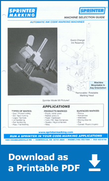 Download Machine Selection Guide as Printable PDF